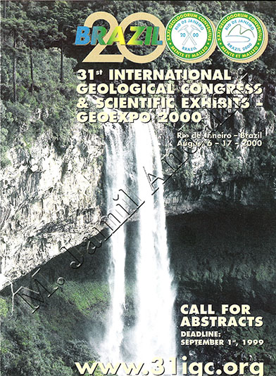 Dr. M. Jamil Andalibi - 31th International Geological Congress - Brazil - 2000